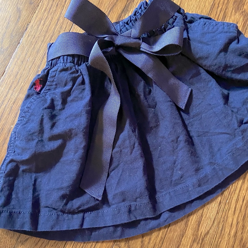 Ralph Lauren girls skirt navy